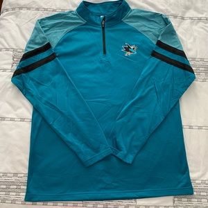 NHL Sharks Quarter Zip - Never Worn